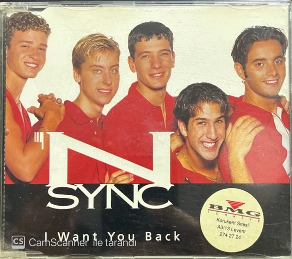 Nsync I Want You Back Maxi Single CD ürün görseli 1
