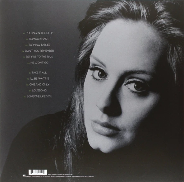 Adele 21 LP Plak - Resim 2