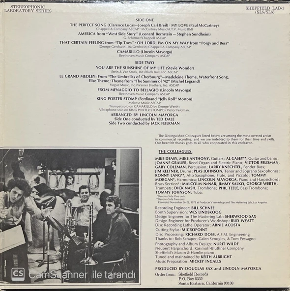 Lincoln Mayorga & Distinguished Colleagues Volume II LP Plak - Resim 2