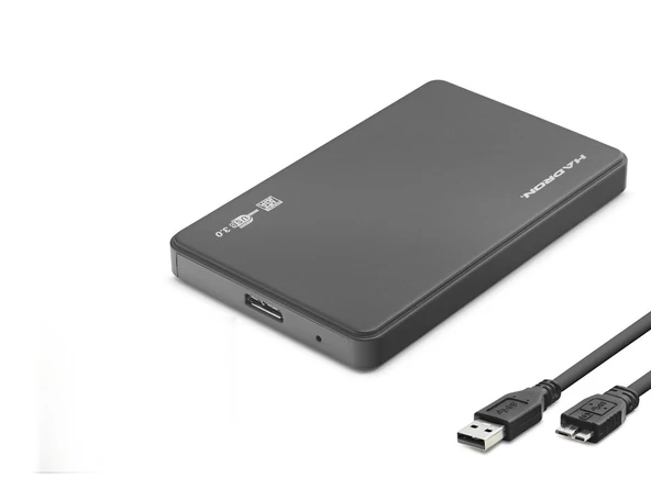 2.5 Sata Hdd/Ssd Harici Disk Kutusu Usb 3.0 Micro-B - Siyah HDX1752S ürün görseli 1