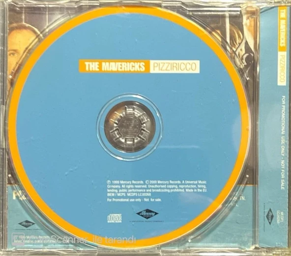 The Mavericks Pizziricco Maxi Single CD - Resim 2