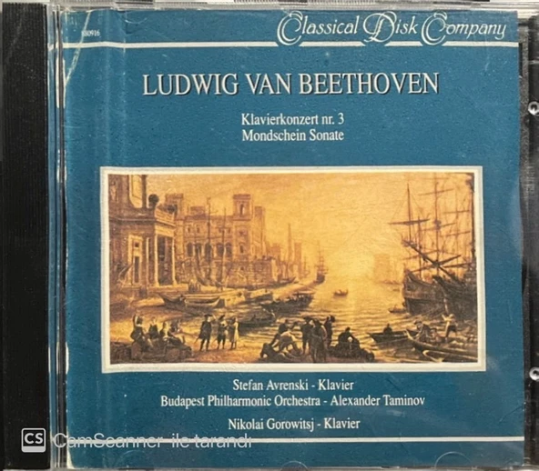 Ludwig Van Beethoven Klavierkonzert Nr.3 CD ürün görseli 1