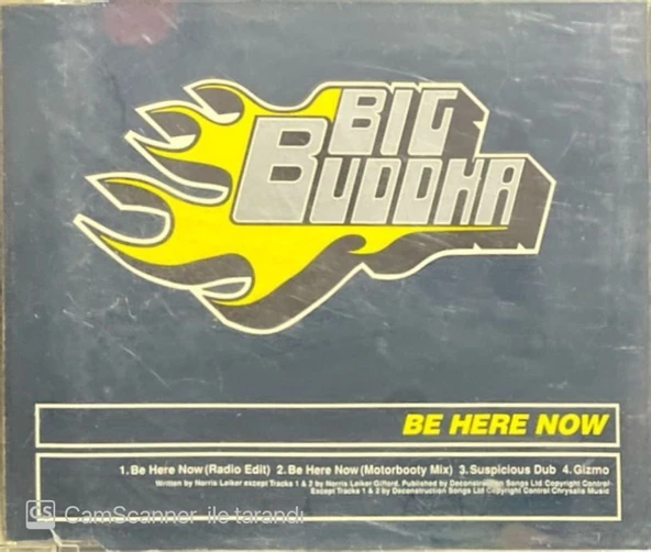 Big Buddga Be Here Now Maxi Single CD ürün görseli 1