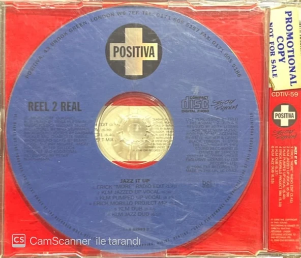 Reel 2 Real Jazz It Up Maxi Single CD - Resim 2