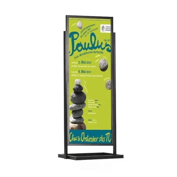 Eko Poster Pano 70x170cm Siyah - Resim 2