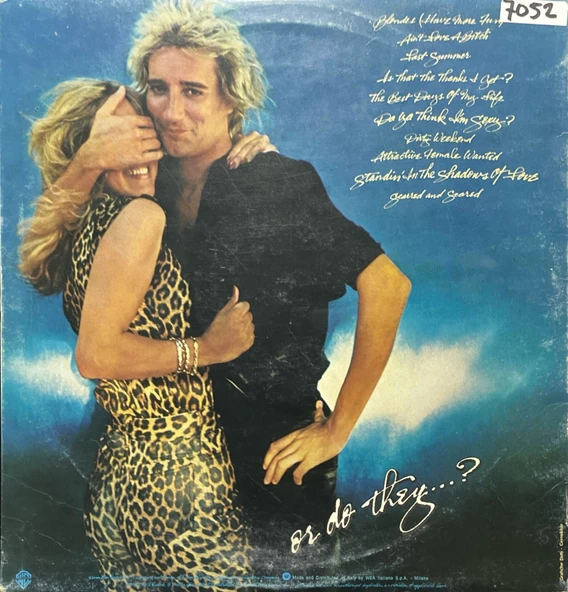 Rod Stewart Blondes Have More Fun LP Plak - Resim 2