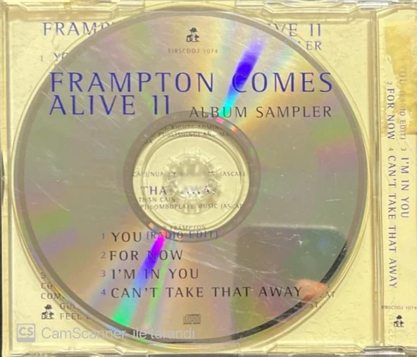 Peter Frampton Comes Alive 11 Album Sampler Maxi Single CD - Resim 2