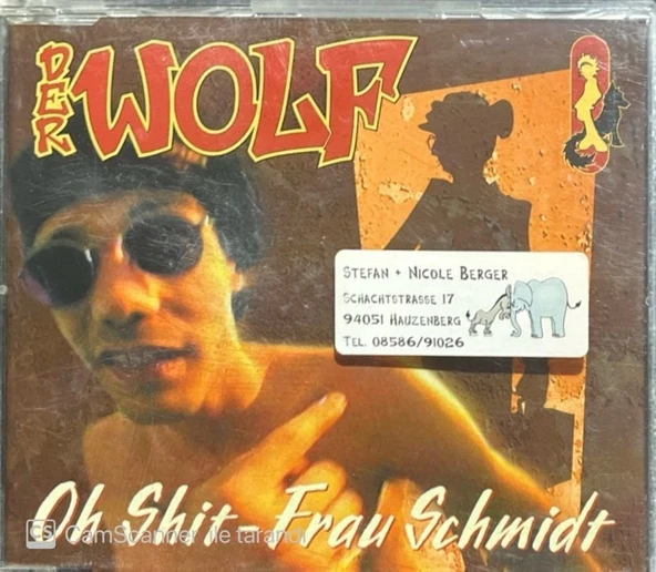 Der Wolf Oh Shit Frau Schmidt Maxi Single CD ürün görseli 1