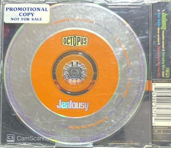 Octopus Jeaolusy Maxi Single CD - Resim 2