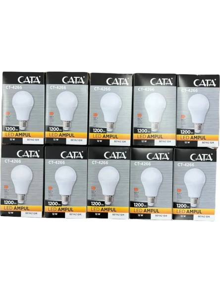 Cata 9W E27 LED Ampul 10 Adet ürün görseli 1