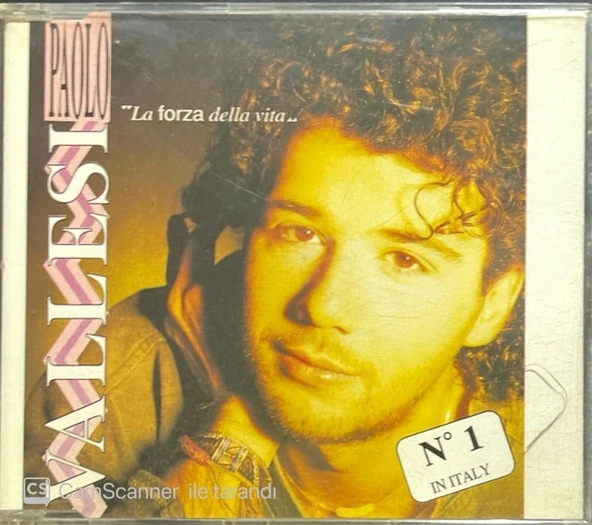 Paolo Vallesi La Forza Della Vita Maxi Single CD ürün görseli 1