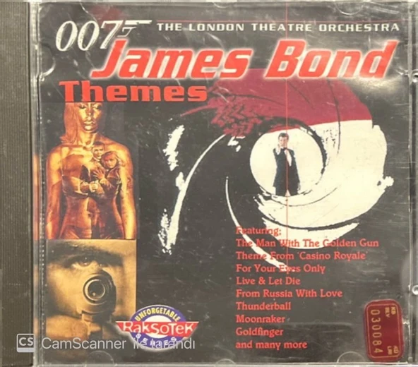 007 James Bond Themes Unoffical Soundtrack CD ürün görseli 1