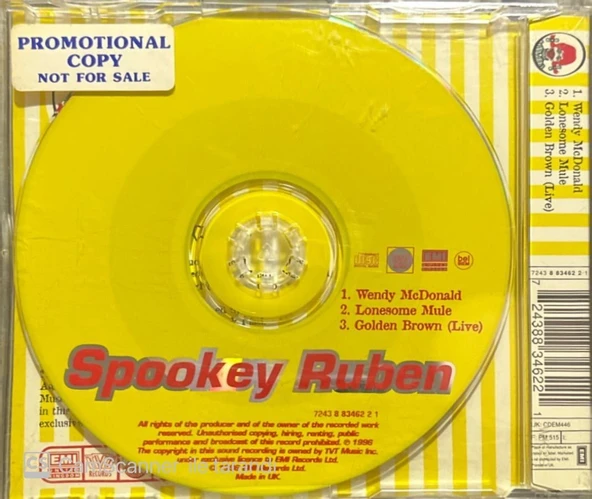 Spokey Ruben Wendy McDonald Maxi Single CD - Resim 2
