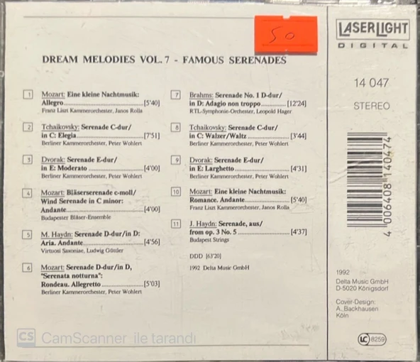 Dream Melodies CD - Resim 2