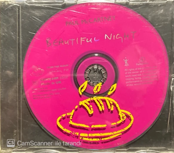 Paul McCartney Beautiful Night Maxi Single CD ürün görseli 1