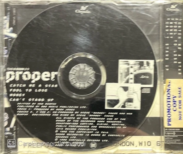 Proper Catch Me A Star Maxi Single CD - Resim 2
