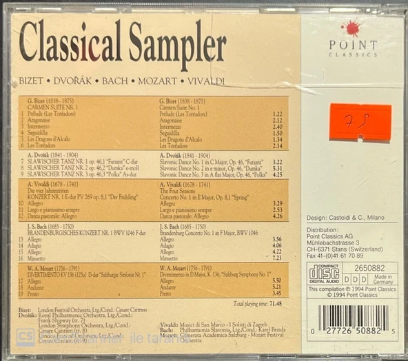 Classical Sampler CD - Resim 2