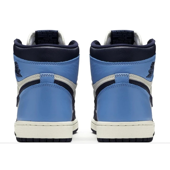 Jordan 1 Retro High Obsidian - Resim 4
