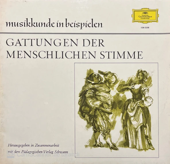 Gattungen Der Menschlichen Stimme LP Plak ürün görseli 1