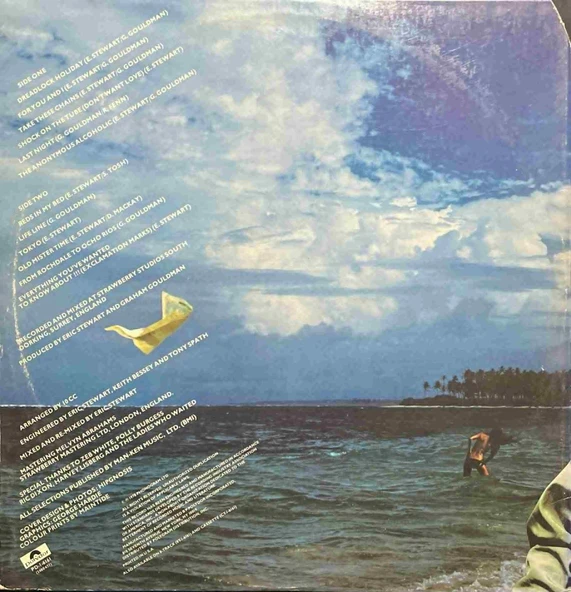 10CC Bloody Tourists LP Plak - Resim 2