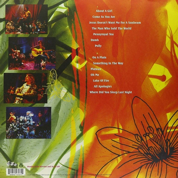 Nirvana MTV Unplugged In New York LP Plak - Resim 2