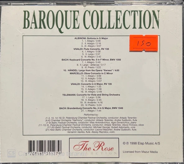 Baroque Collection Classic CD - Resim 2
