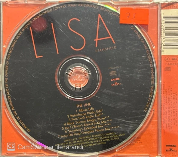Lisa Stansfield The Line Maxi Single CD - Resim 2