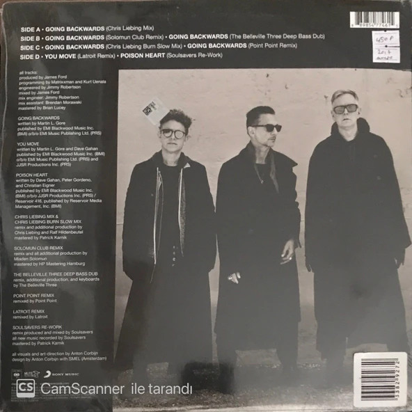 Depeche Mode Going Backwards Remixes Double LP Plak - Resim 2