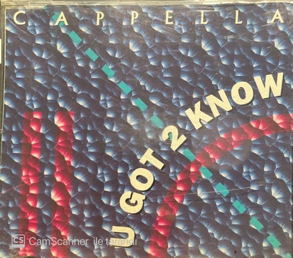 Cappella U Got 2 Know Maxi Single CD ürün görseli 1