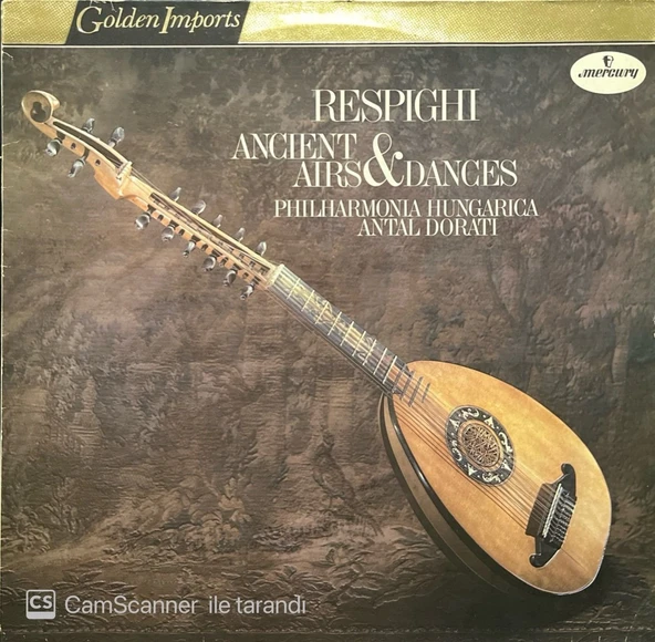 Respighi Ancient Airs&Dances LP Plak ürün görseli 1