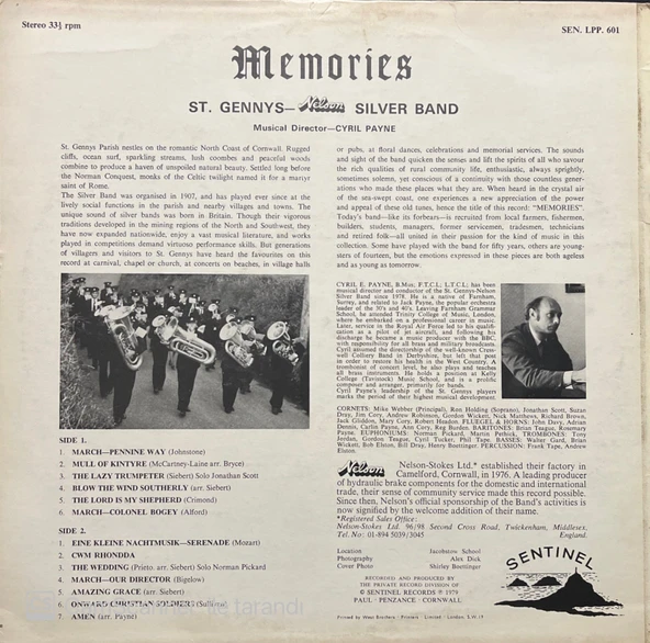 St. Gennys Memories LP Plak - Resim 2