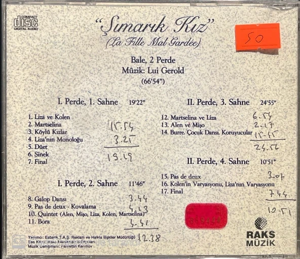 Lui Gerold Şımarık Kız Classic CD - Resim 2