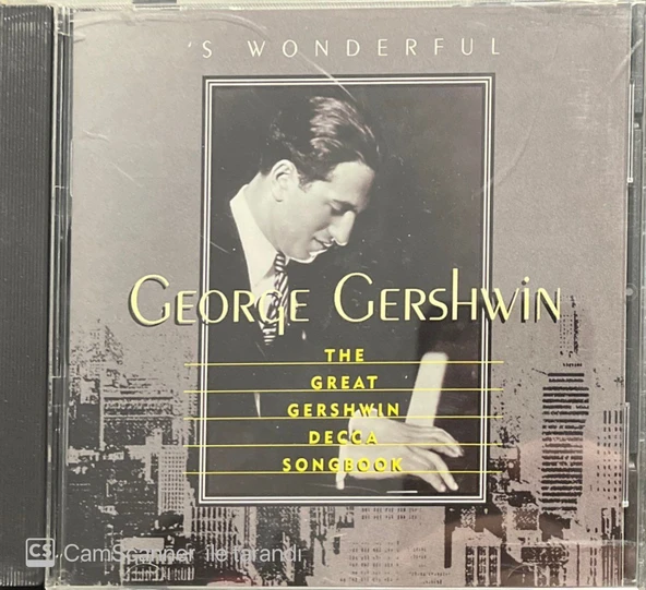 George Geshwin The Great Gershwin Decca Songbook Classic CD ürün görseli 1