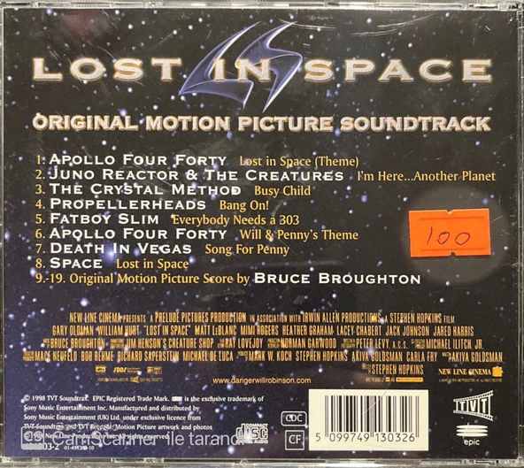 Lost In Space Soundtrack CD - Resim 2
