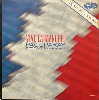 Paul Paray Detroit Symphony Vive La Marche LP Plak ürün görseli 1