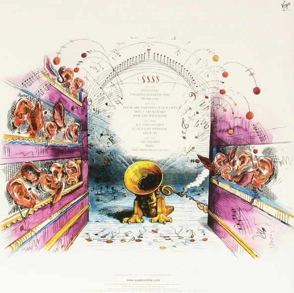 Queen Innuendo Double LP - Resim 2