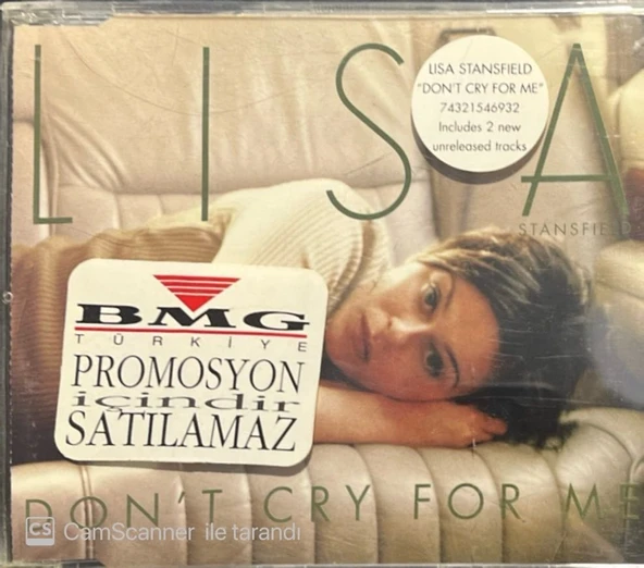 Lisa Stansfield Don't Cry For Me Maxi Single CD ürün görseli 1
