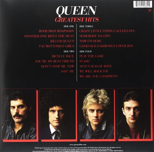 Queen Greatest Hits Double LP Plak - Resim 2