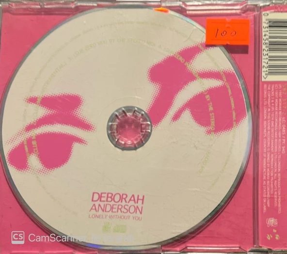 Deborah Anderson Lonely Without You Maxi Single CD - Resim 2