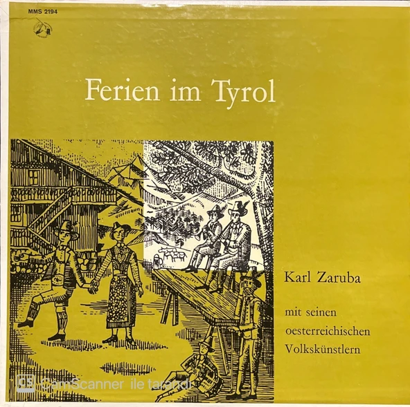 Karl Zaruba Ferien Im Tyrol LP Klasik Plak ürün görseli 1