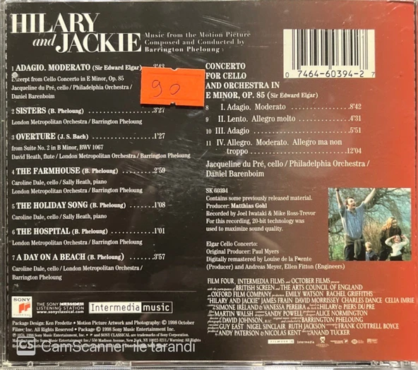 Hilary And Jackie Soundtrack CD - Resim 2
