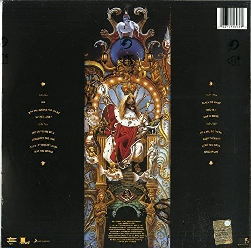Michael Jackson Dangerous LP Plak - Resim 2