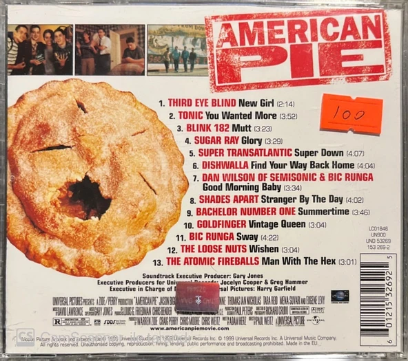 American Pie Soundtrack CD - Resim 2