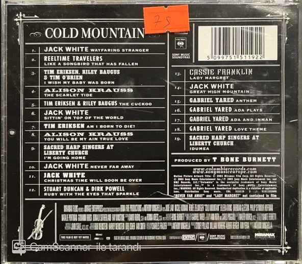 Gold Mountain Soundtrack CD - Resim 2
