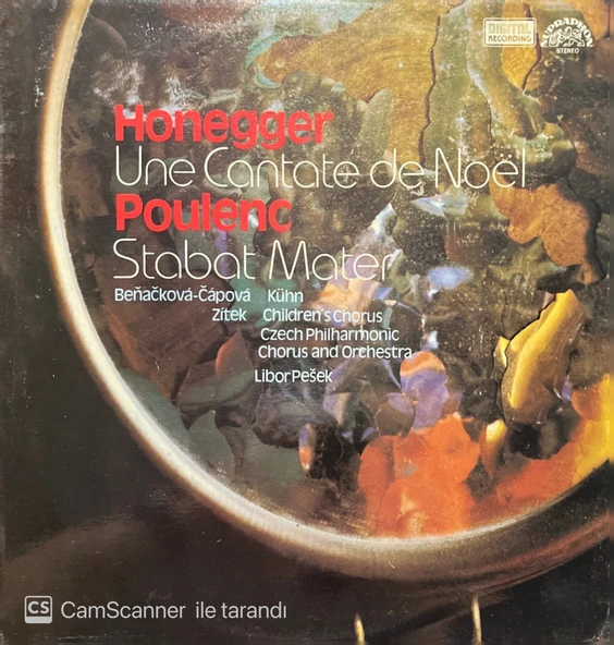 Arthur Honegger Une Cantate De Noel LP Plak ürün görseli 1