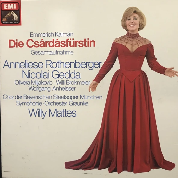 Emmerich Kalman Die Csardasfürstin 2 LP Box Set Plak ürün görseli 1