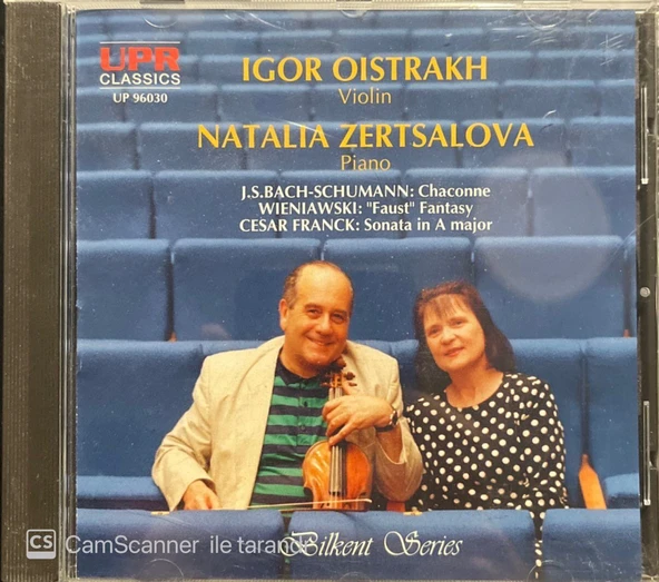 Igor Oistrakh Violin Natalia Zertsalova Piano Classic CD ürün görseli 1