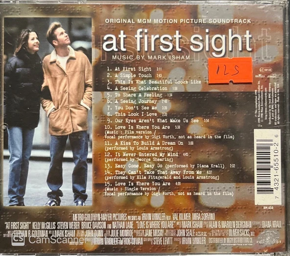 At First Sight Soundtrack CD - Resim 2