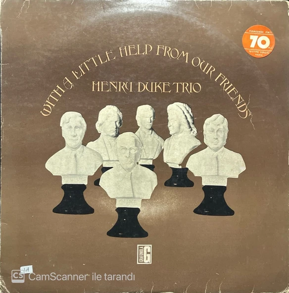 Henry Duke Trio With A Little Help From Our Friends LP Plak ürün görseli 1