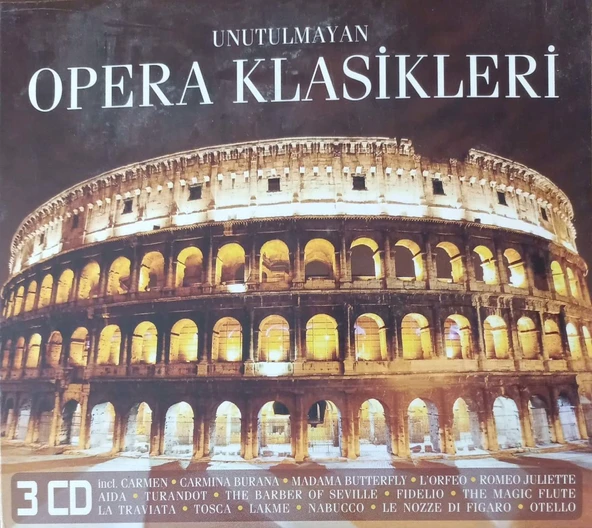 Unutulmayan Opera Klasikleri CD ürün görseli 1
